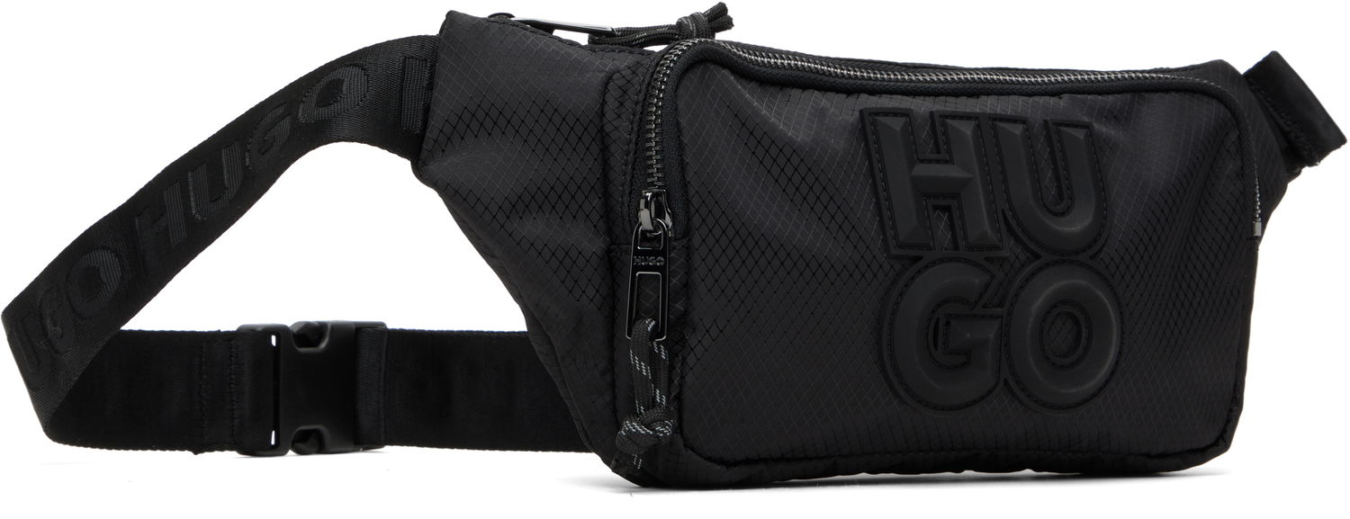 Ľadvinka BOSS HUGO Stacked Logo Belt Bag Čierna | 50536030, 1