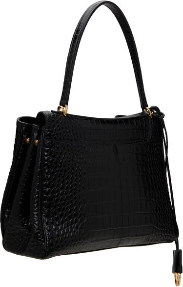 Tote bag Balenciaga Croc Rodeo Medium Bag Čierna | 789772 2AA5L, 2