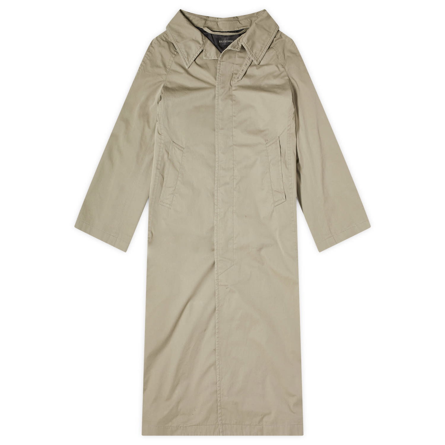 Kabáty Balenciaga Off Shoulder Carcoat in Sand Béžová | 790765-TBP01-9506, 0