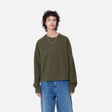 Mikina Carhartt WIP Cropped Sweatshirt Zelené | I034307_9, 0
