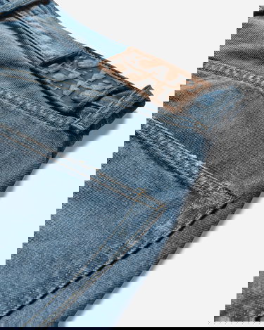 Šortky KAPITAL 14oz Denim 5P Bone Shorts Modrá | EK-1448SPA PRO, 4