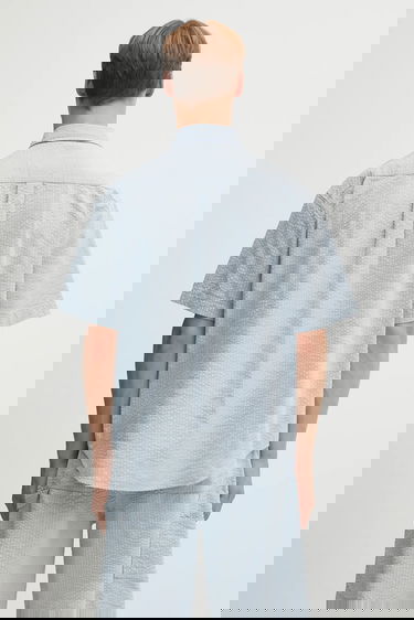 Košeľa Carhartt WIP Carhartt WIP Toland Short Sleeve Shirt Modrá | I035151.31SXX, 4