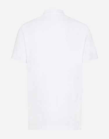 Polo tričko Dolce & Gabbana Cotton Polo Shirt With Logo Embroidery Biela | G8PL4ZG7NYYW0800, 1