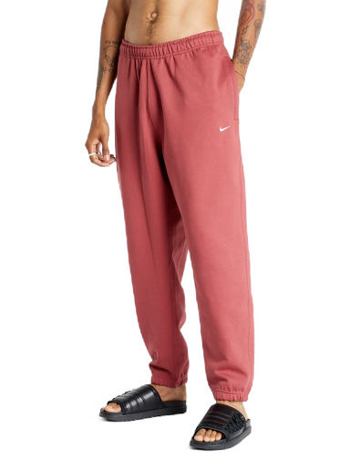Tepláky Nike Lab NRG Solo Swoosh Fleece Pant Červená | CW5460-661