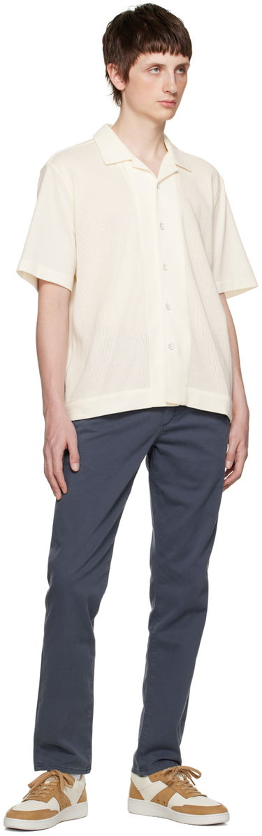 Košeľa rag & bone Rag & Bone Avery Knitted Shirt Biela | MBC23PT003MS03, 3