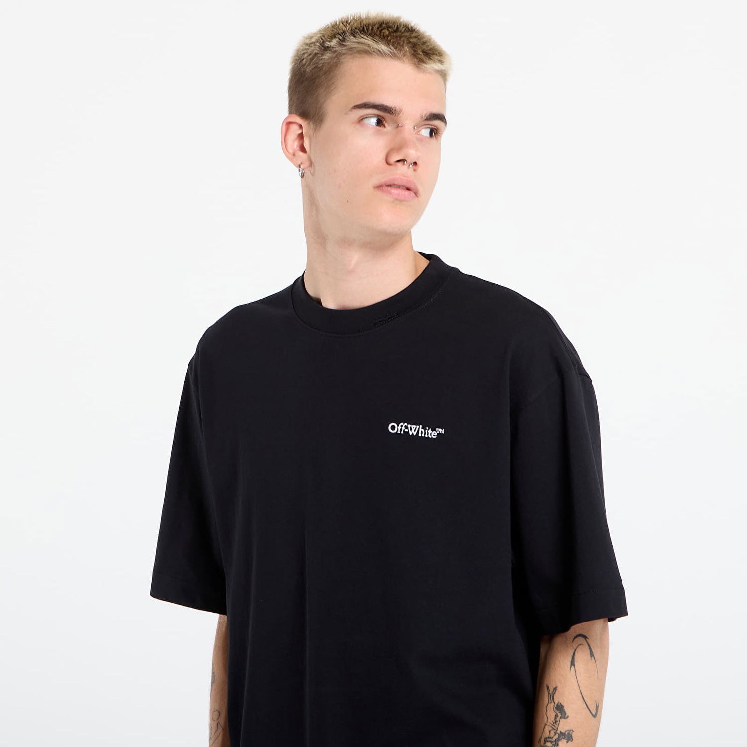 Tričko Off-White Off-White Landscape Arrow Skate S/S Tee Čierna | OMAA120F25JER0051001, 1