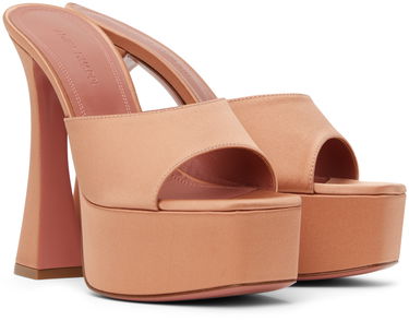 Doplnky Amina Muaddi Amina Muaddi Dalida Heeled Sandals Ružová | DALIDA SLIPPER, 3