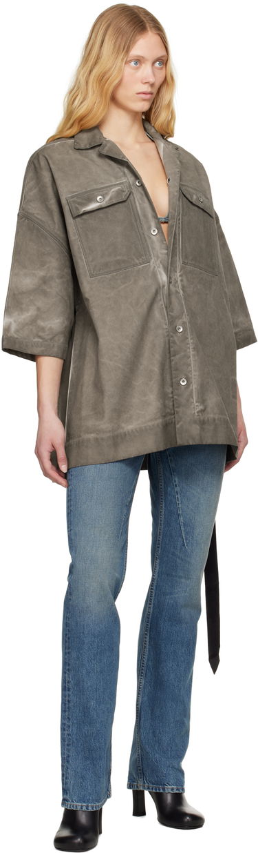 Košeľa Rick Owens Rick Owens DRKSHDW Hollywood Magnum Tommy Shirt Šedá | DS01E3206 CVS, 3