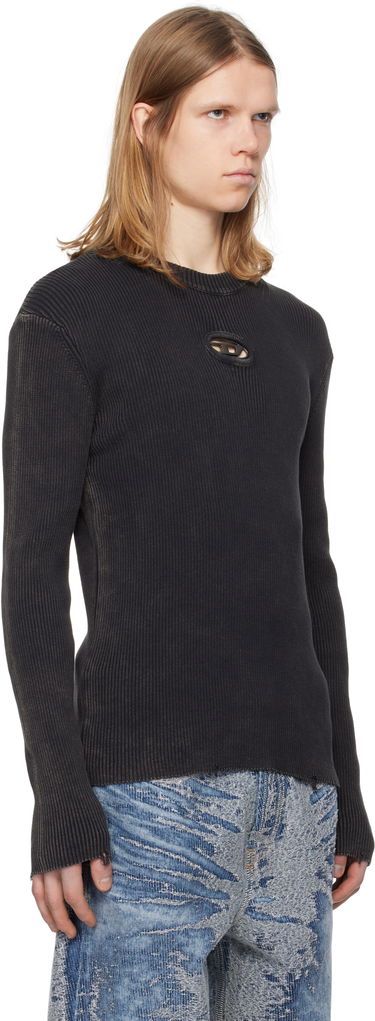 Sveter Diesel Diesel K-Darin-D Ribbed Knit Sweater Čierna | A17512-0AKBQ-900, 1