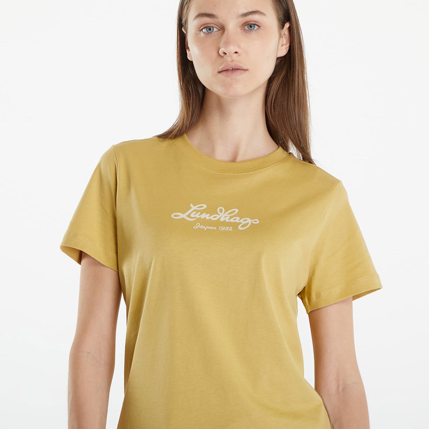 Tričko Lundhags Lundhags Jarpen Logo T-Shirt Žltá | 44318-24-50700, 1