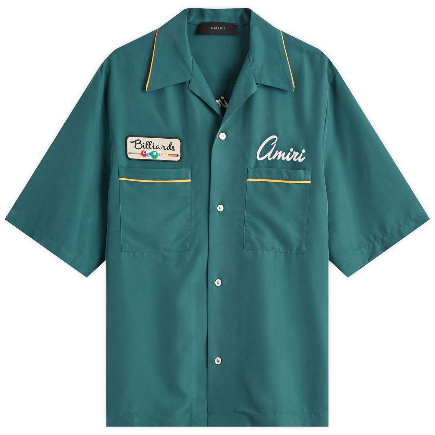 Košeľa AMIRI Billiards Club Camp Collar Shirt, Large Zelené | AMSTCA1071-314, 0