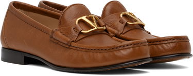 Starostlivosť o obuv Valentino Valentino Garavani VLogo Signature Buffalo Loafers Hnedá | 6W2S0LM0EWV, 3