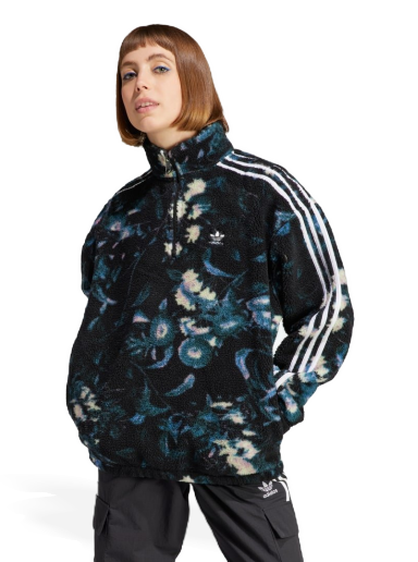 Bunda adidas Originals Allover Print Flower Fleece Jacket Rôznofarebný | II8451