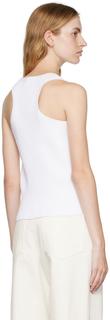 Tielko We11done We11done Racer Back Tank Top Biela | WD-KT3-22-603-W-WH, 2