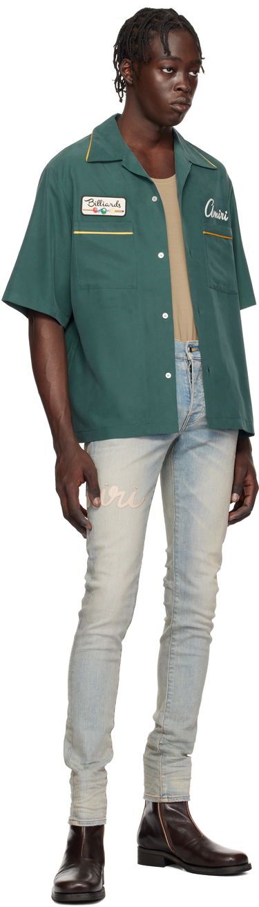 Košeľa AMIRI 'Billiards Club' Camp Shirt Zelené | AMSTCA1071, 3