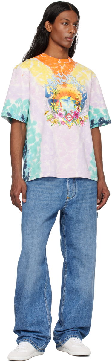 Tričko Casablanca Casablanca Surf Trip Tie Dye T-Shirt Rôznofarebný | MS25-JTS-027-01, 3