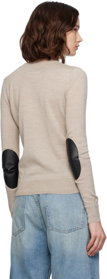 Sveter Maison Margiela MM6 Maison Margiela Knit Sweater Béžová | S52HL0047 M13133, 2