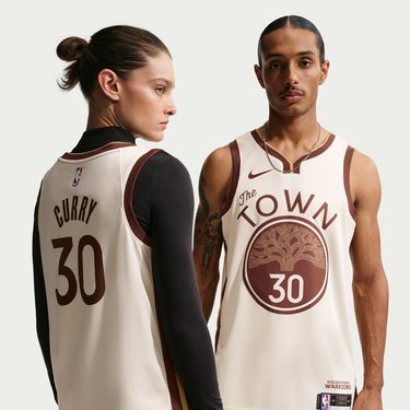 Dres Nike Stephen Curry Golden State Warriors City Edition NBA Swingman Jersey Béžová | HM5981-123, 0