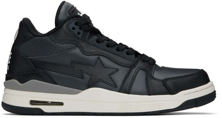 Tenisky a topánky BAPE BAPE Black & Gray Clutch Sta #1 Sneakers Čierna | 001FWJ801068I, 0