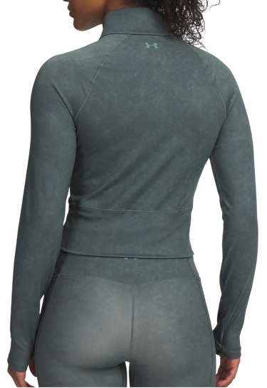 Bunda Under Armour Meridian Suede Effect Full Zip Top Zelené | 6007093-587, 2