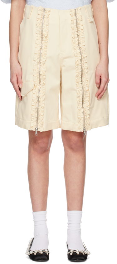 Šortky Simone Rocha Simone Rocha Ruffle Cargo Shorts Žltá | 4058 0410, 0
