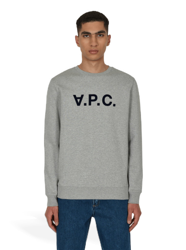 Mikina A.P.C. VPC Logo Sweat Šedá | COECQ-H27378-PLA