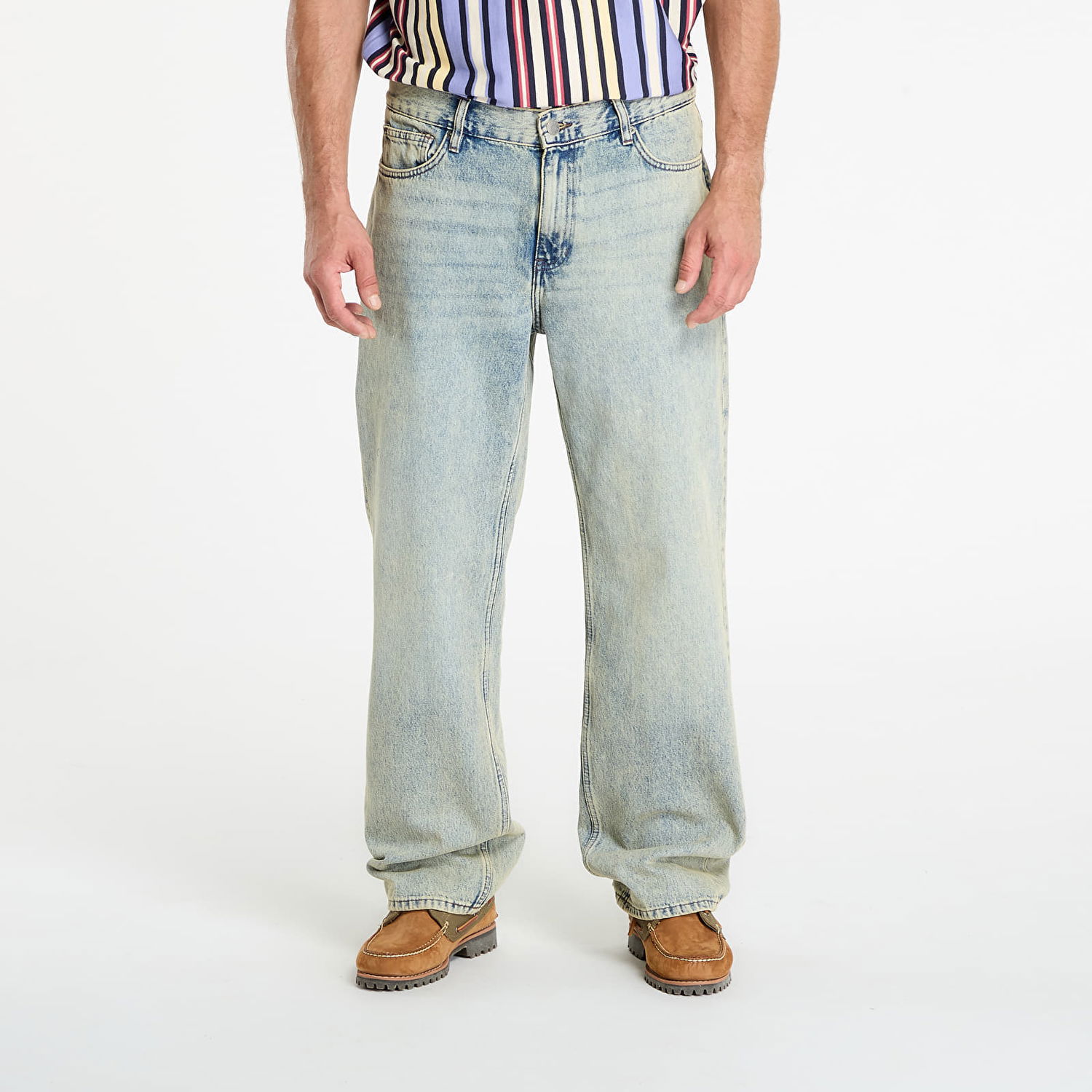 Džínsy GUESS Guess Originals Baggy Pants Modrá | M5GG51D5MKF-GTLW, 0