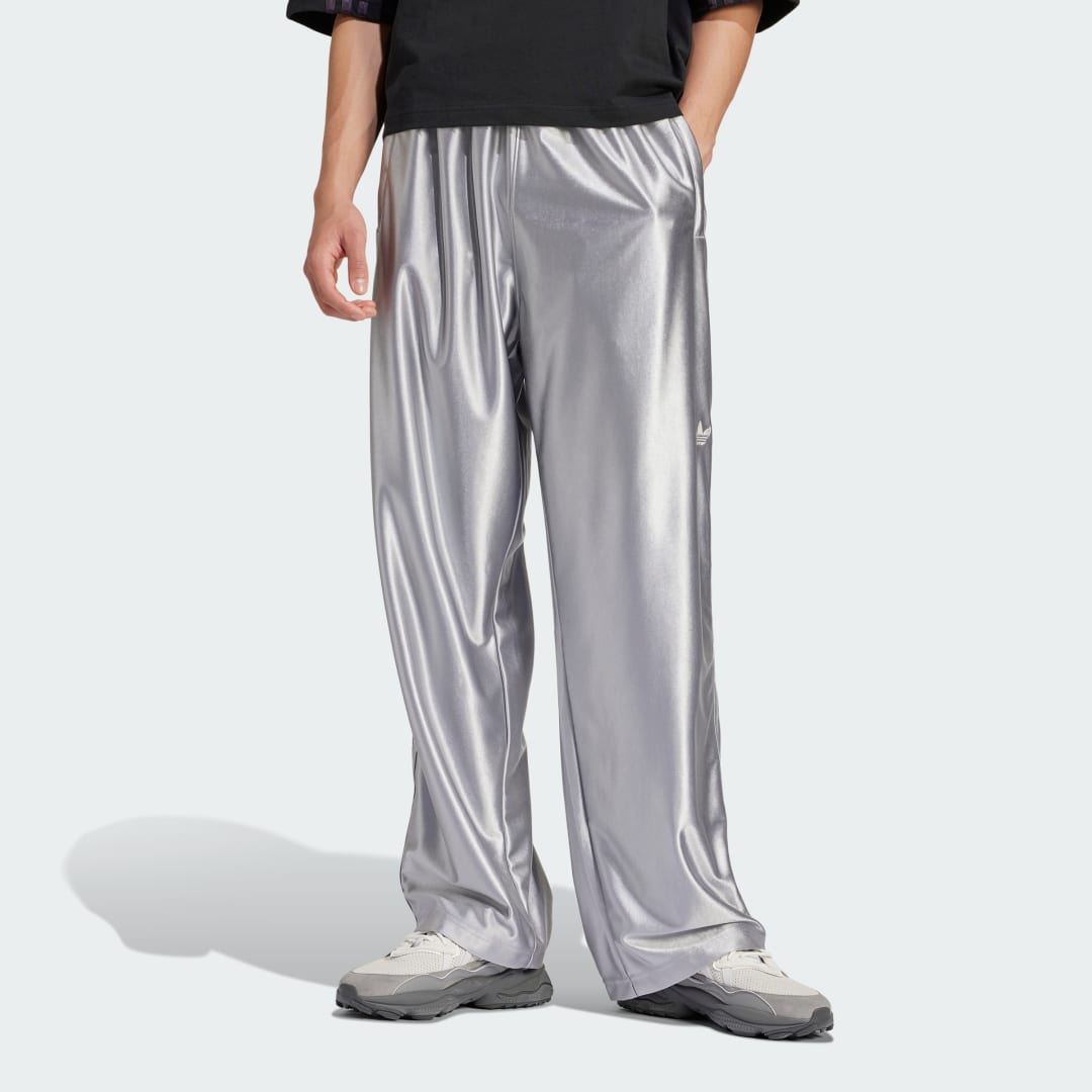 Nohavice adidas Originals Oversized Firebird Jacket Metalická | IT7512, 0