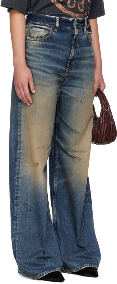 Džínsy Acne Studios Acne Studios Regular-Fit 2022F Jeans Modrá | A00543-, 1