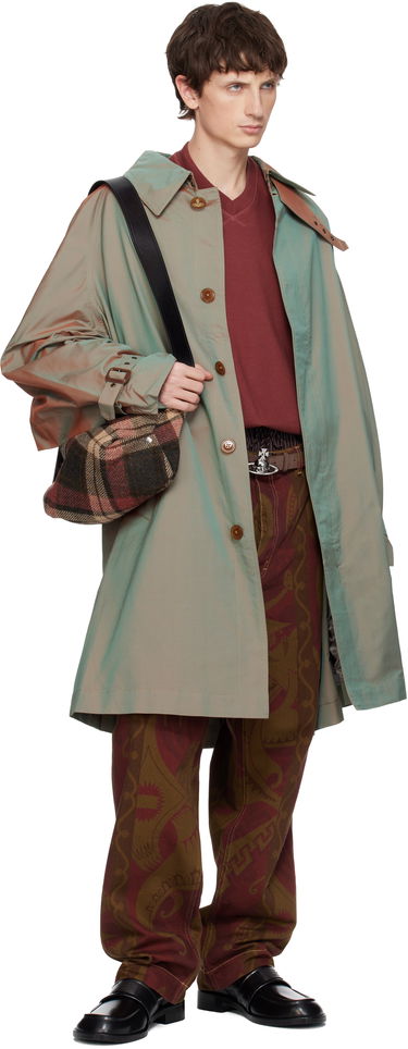 Taška cez rameno Vivienne Westwood Maxime Small Plaid Bag with Adjustable Eyelet Strap Rôznofarebný | 4803001CW-W018D-, 3