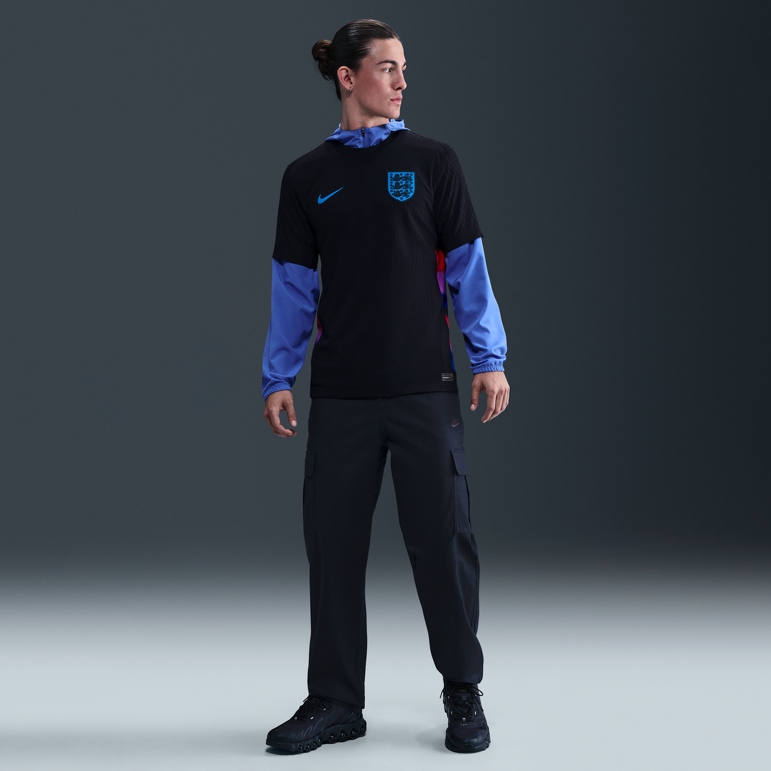 Dres Nike England Authentic Match 2025 Dri-FIT ADV Outdoor Football Jersey Čierna | IH0802-010, 1