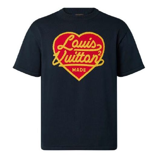 Tričko Louis Vuitton LV2 x NIGO2 Love Logo T-Shirt Čierna | 1A9GM1