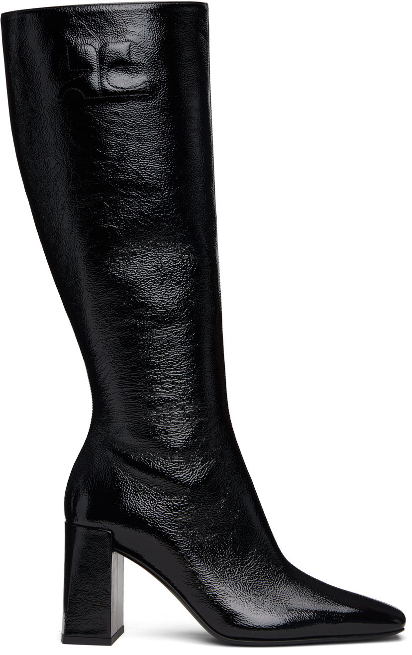 Tenisky a topánky Courrèges Courrèges Heritage Shadow Tall Boots Čierna | 325SBT061CR0043