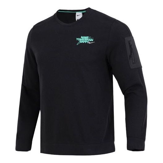 Sveter Nike Crew Neck Pocket Sweatshirt Čierna | DQ7867-010