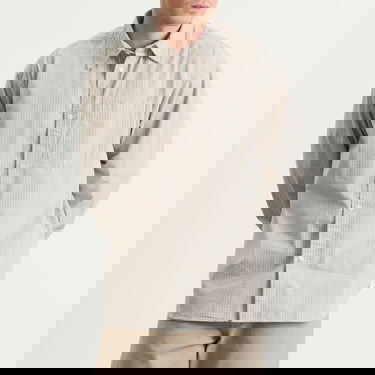 Košeľa NORSE PROJECTS Ole Oversize Poplin Check Shirt Béžová | N40-0851-2064, 2