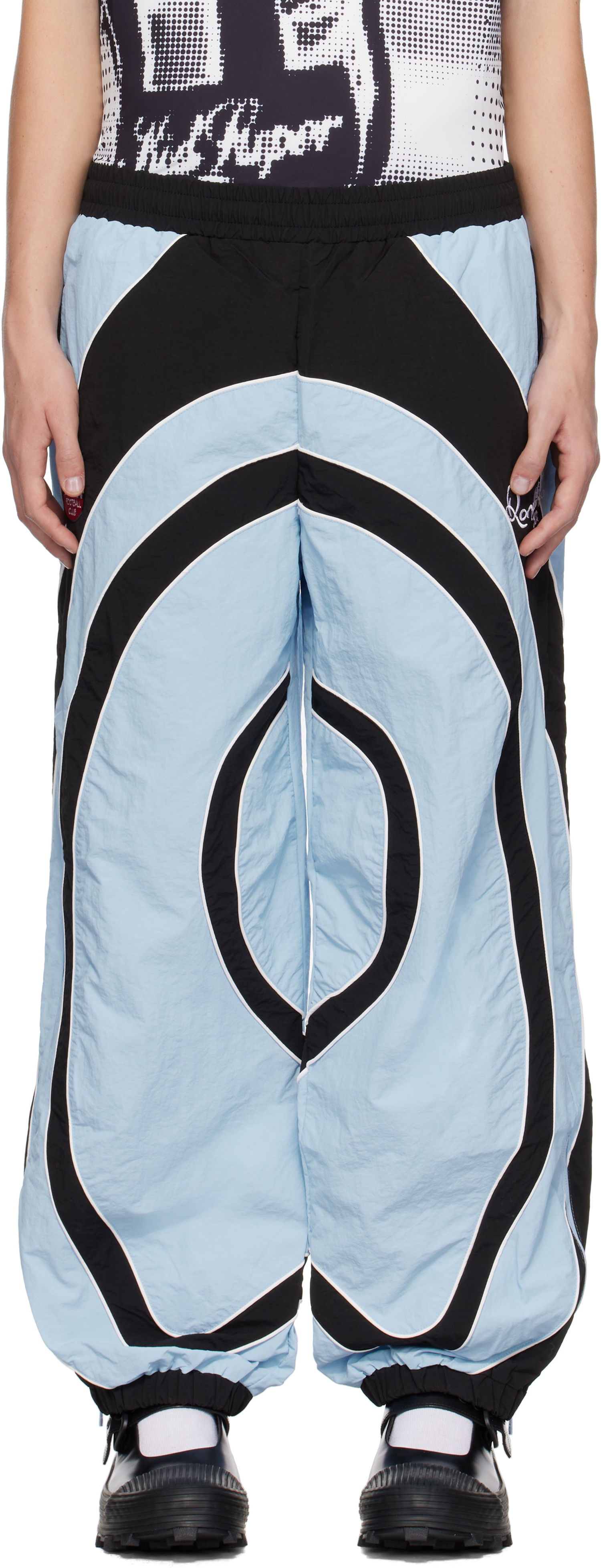 Tepláky KidSuper Taffeta Track Pants Modrá | AW24-PT-05, 0