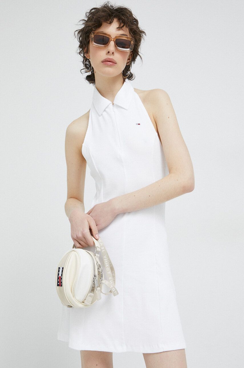 Šaty Tommy Hilfiger Dress Biela | DW0DW15356.PPYX, 0