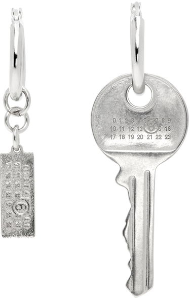Náušnice Maison Margiela Key Earrings Metalická | SM7VG0075 P7105, 0