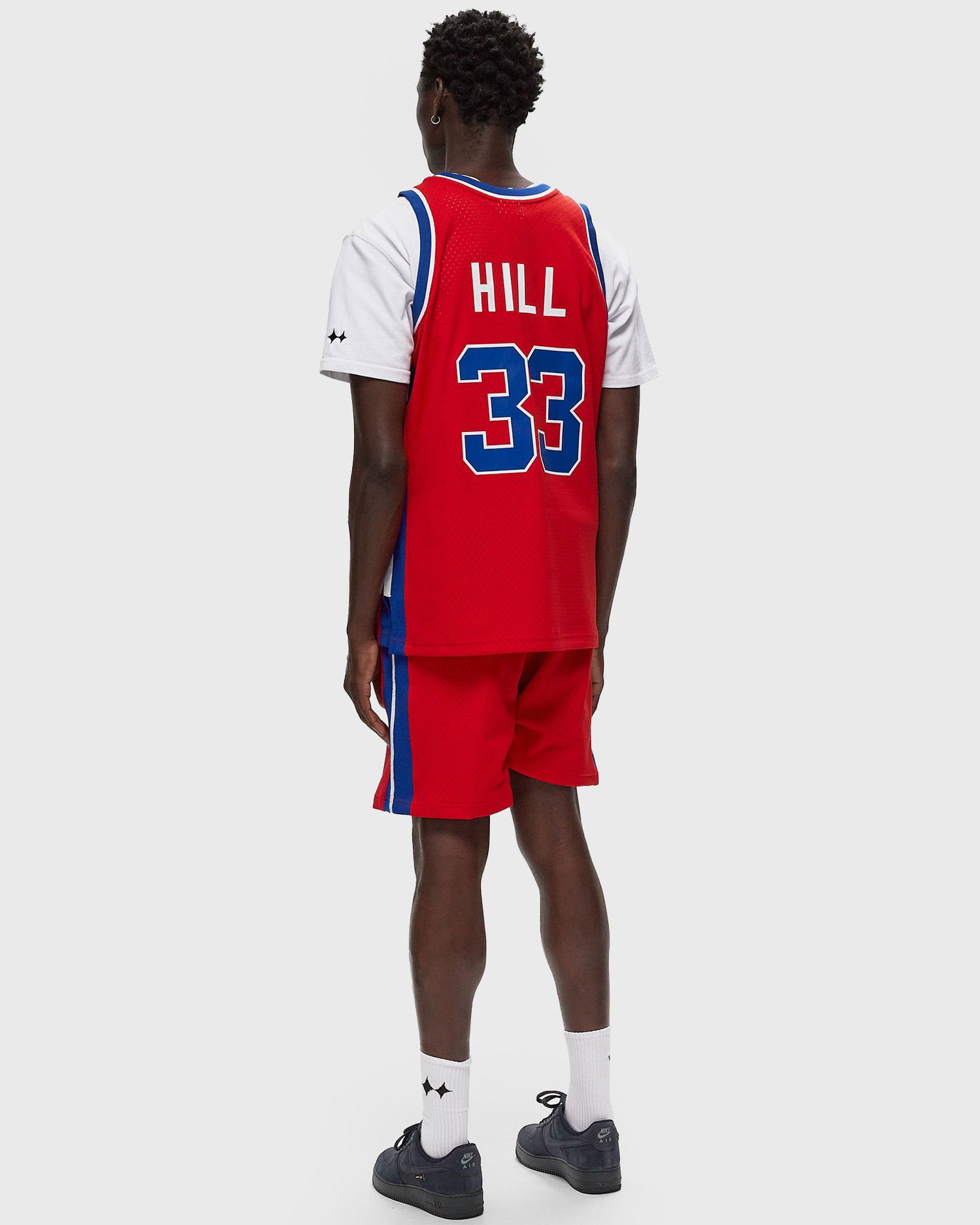 Dres Mitchell & Ness NBA Detroit Pistons 1994 Grant Hill #33 Jersey Červená | JY8722-DPIRED1, 1