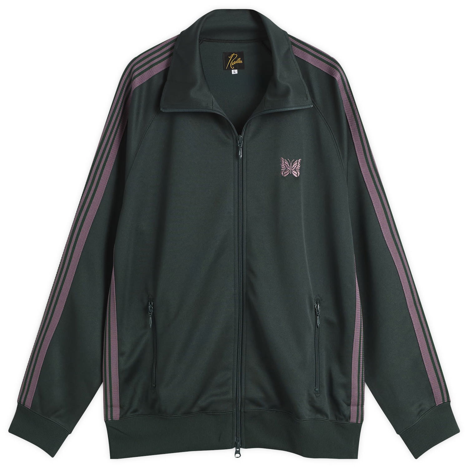 Bunda Needles Needles Poly Smooth Track Jacket, Size Small Zelené | RW314-B, 0