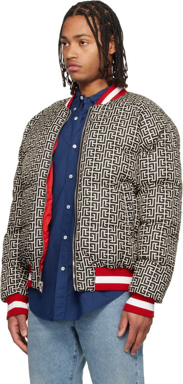 Prešívaná bunda Balmain Balmain Bicolor Reversible Puffer Jacket Rôznofarebný | FH1TP170XL24, 3