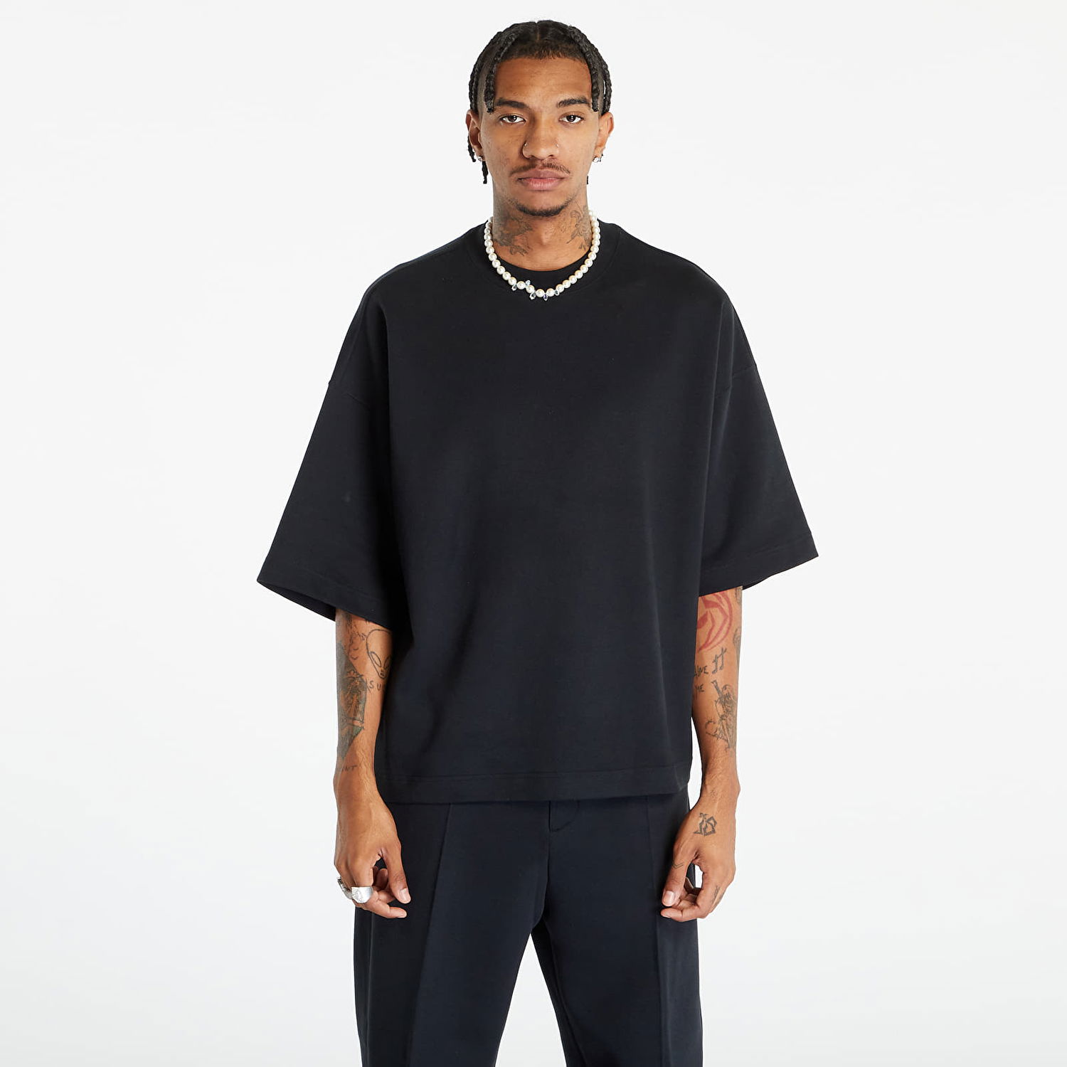 Tričko Nike Fleece Short-Sleeve Top Čierna | FB8165-010, 0