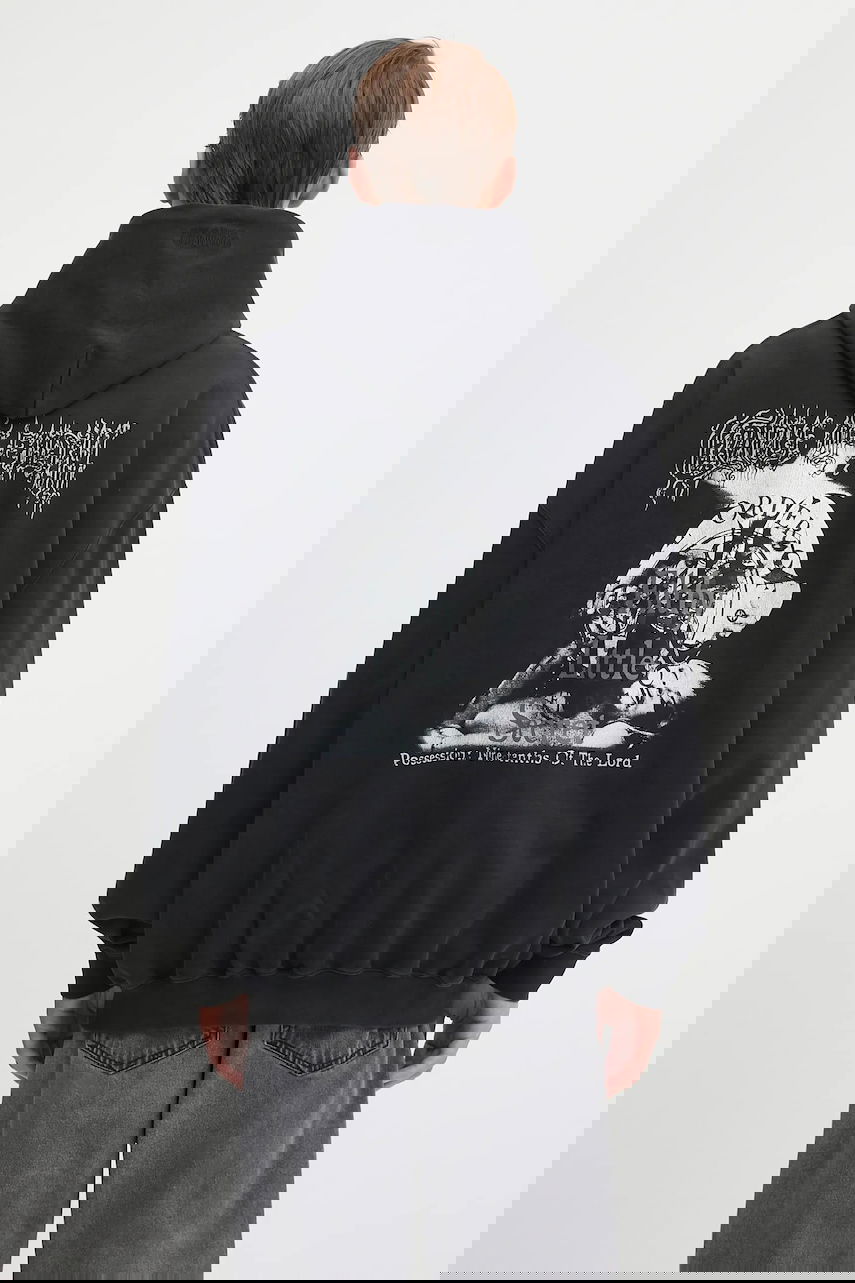 Mikina VETEMENTS Cotton Cradle of Filth Filthy Secret Oversized Printed Hoodie Čierna | UCF76HD600B, 1