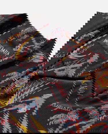 Košeľa WACKO MARIA Hawaiian Print Short Sleeve Shirt Čierna | 25SS-WMS-HI02 BLACK, 3