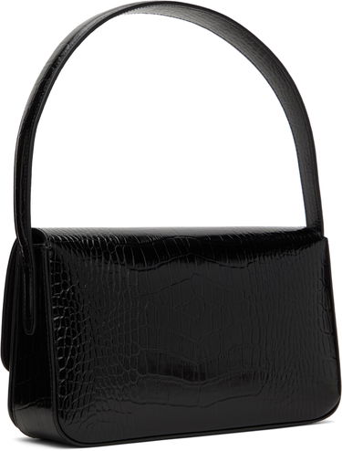 Kabelka Anine Bing Crocodile Embossed Leather Shoulder Bag Čierna | A-13-10232-010, 2