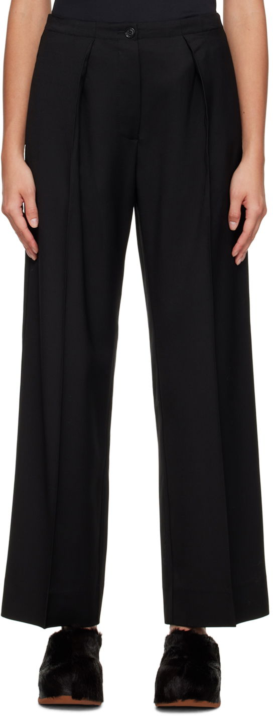 Nohavice Acne Studios Tailored Trousers Čierna | AK0686-, 0