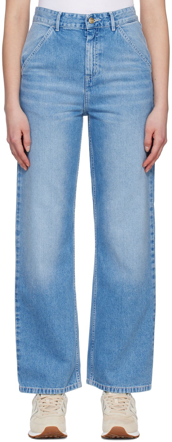 Džínsy Carhartt WIP Carhartt Work In Progress Simple Jeans Modrá | I031924, 0