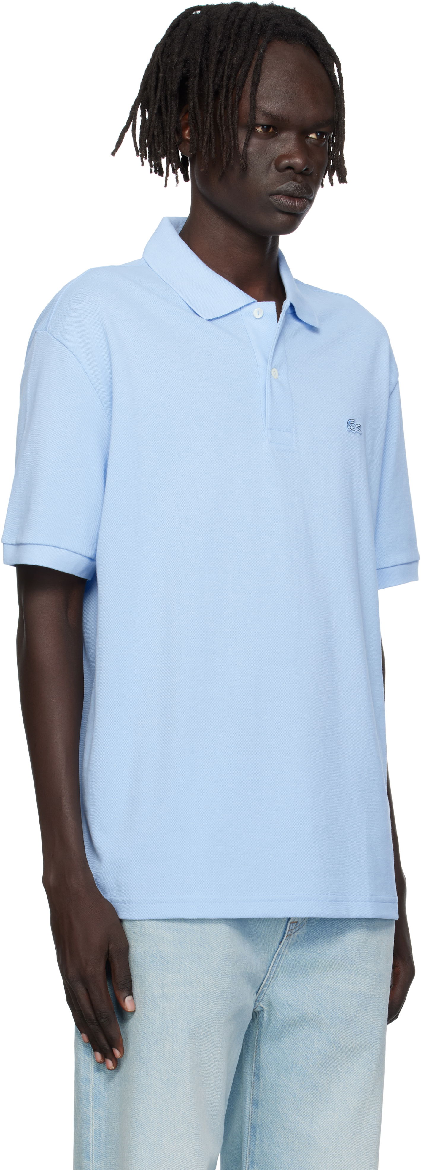 Polo tričko Lacoste Lacoste Croc Signature Polo Modrá | PH7757_HBP, 1
