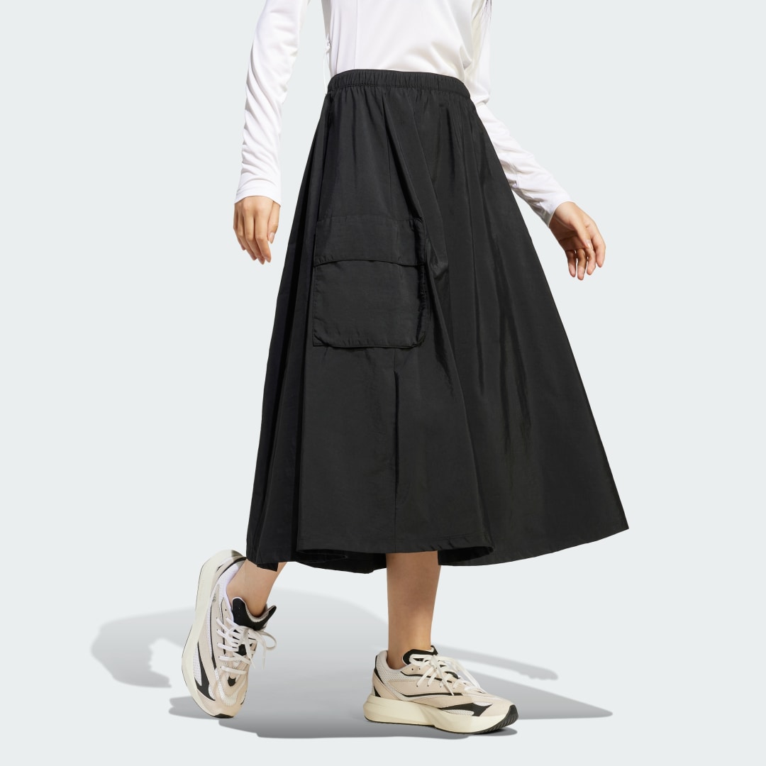 Woven Cargo Skirt