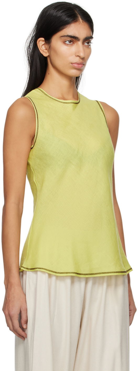Tielko Baserange Baserange Dydine Sleeveless Top Žltá | TODY-SL-SP24, 1